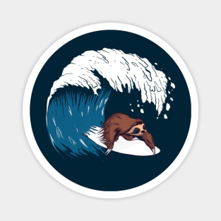 Big Wave Sloth Magnet